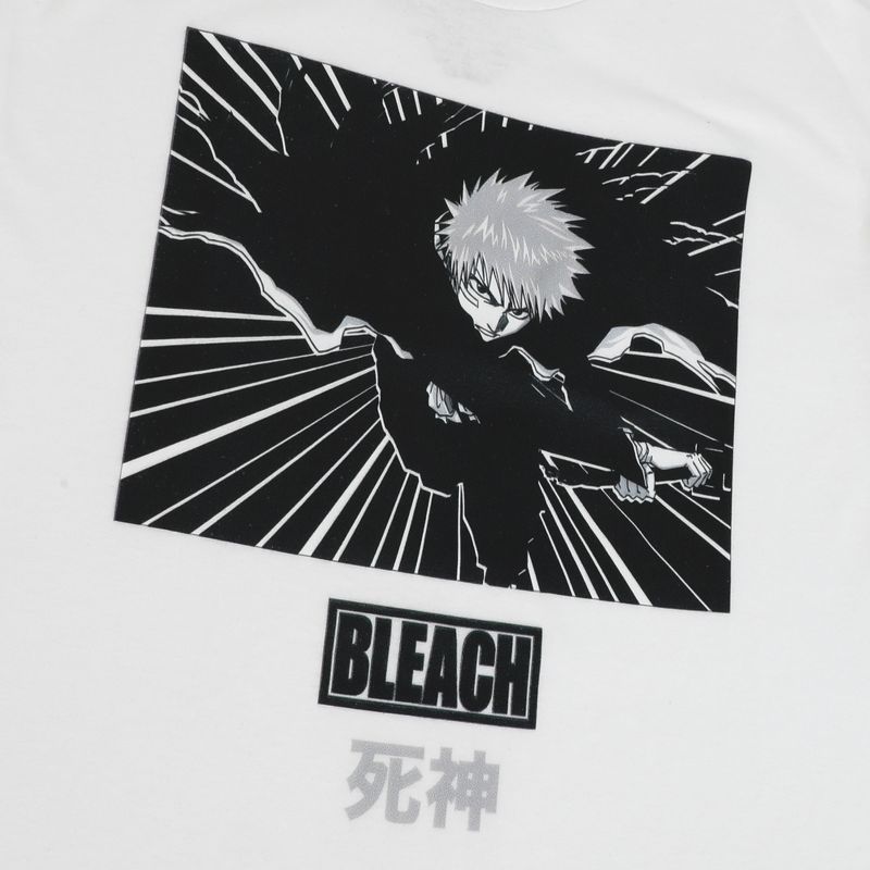 Bleach Anime Cartoon Official Bootleg Character Men's White Graphic Tee, 2 of 4