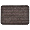 Evideco French Home Goods Outdoor Front Door Mat Chloe - 24x16 Inch Polypropylene Rug with Latex Backing - Available in 4 Colors: Maroon, Brown, Gray, and Anthracite - image 2 of 4