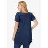 Woman Within Plus Size Embroidered Square Neck Tunic - 3 of 4