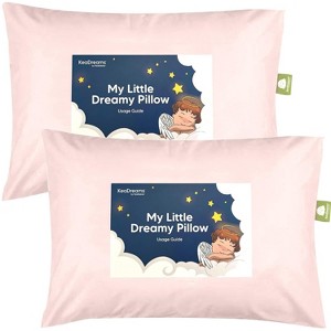 KeaBabies Toddler Pillow - Soft Organic Cotton Kids Pillows for Sleeping - Travel Pillow for Kids Age 2-5 - 1 of 4