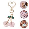 Unique Bargains Crystal Cherry Handbag Charm 1 Pc - 3 of 4