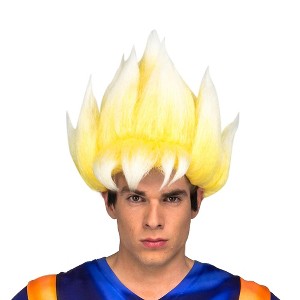 Kroeger Inc. Dragon Ball Z Sayan Goku Wig One Size Adult - 1 of 4