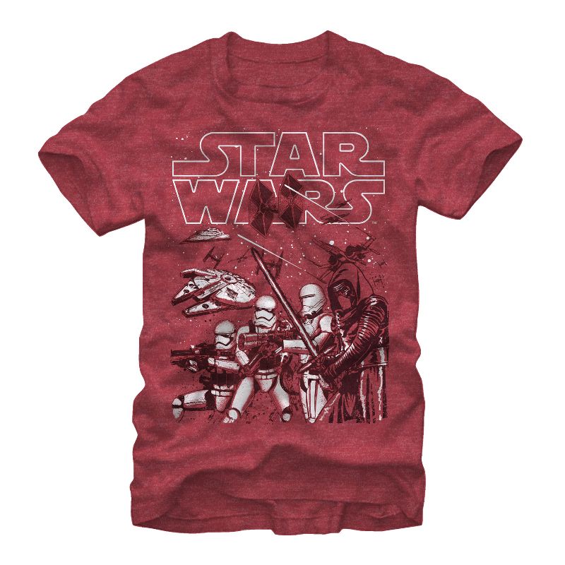 Men's Star Wars The Force Awakens Kylo Ren Into the Fray T-Shirt, 1 of 5