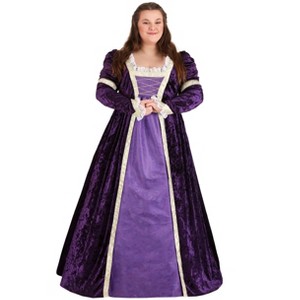 HalloweenCostumes.com Women's Regal Maiden Plus Size Costume - 1 of 3