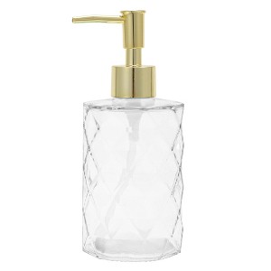 Unique Bargains Reusable Diamond-shaped Soap Dispenser 11.16oz 1 Pc - 1 of 4