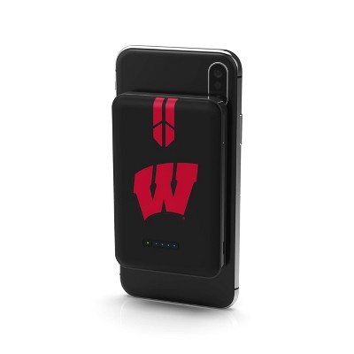 NCAA Wisconsin Badgers 5000mAh Wireless Charging Power Bank