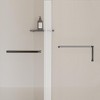 NicBex Shower Door 76" H Frameless Single Sliding Shower Doors, 5/16" (8mm) Thick Tempered Glass with Explosion-proof Film - 4 of 4