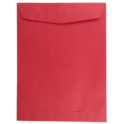 JAM Paper 50pk 9 x 12 Open End Catalog Recycled Envelopes - Red