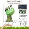 Horror Film Night Zombie Hand Statue, 10" Solar Powered Halloween Themed Garden Figurine| OrnamentallyYou - 3 of 4