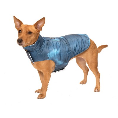 FurHaven Water Repellent Reversible Reflective Puffer Dog Coat