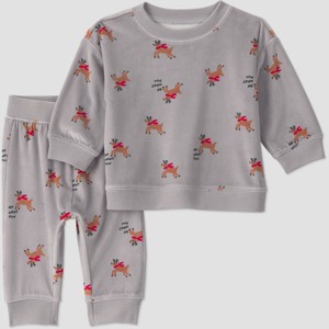 Carter's Just One You® Baby Boys' Christmas Reindeer 2pc Bodysuit and ...