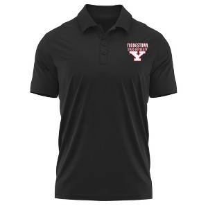 Youngstown State University Adult Polo Left Chest Logo, Athletic Heather - 1 of 4