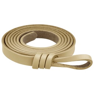 Elerevyo Women's Faux Leather Skinny Belt for Dress Adjustable Knotted Thin Waist Belts - 1 of 4