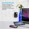 Naztech Fast 48W Multi-Device USB Charger with Dual AC Outlets | Black - 3 of 4