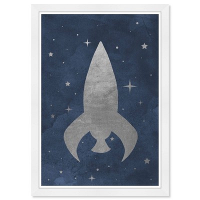 Wall Art Print Space Launch Rocket in Sky, Gifts & Merchandise