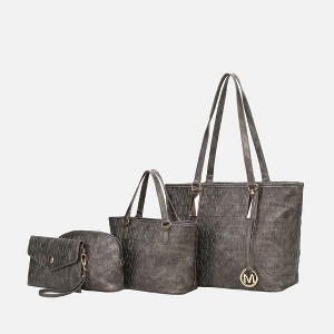 MKF Collection Arya Signature Vegan Leather Tote Bag for Women Versatile Handbag Purse by Mia K - 1 of 4