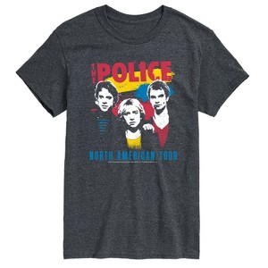 Men's - The Police - Police North American Tour Short Sleeve Graphic T-Shirt - 1 of 4