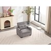 CAVINAS 3 in 1 Chair Bed Sleeper for Adults, Modern Futon Sofa Bed, Pull-out Convertible Couch for Living Room - 3 of 4