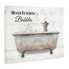 Stupell Industries Never Outgrow Bubbles Dog Tub Canvas Art, 40" x 30" - 2 of 4