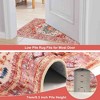 BAGOKIE Washable Vintage Boho Floral Runner Rug - 3 of 4