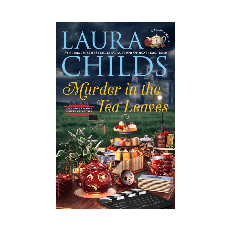 Murder in the Tea Leaves - (Tea Shop Mystery) by  Laura Childs (Hardcover), 1 of 2