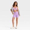 Women's 5" High-Rise Ruched Waist Bike Shorts - JoyLab™ - 3 of 3