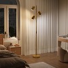 SUGIFT 3 Head Adjustable Floor Lamp with Individual Switches 360° Rotating Heads LED Bulbs Included Tall Standing Lighting for Living Room Bedroom - 3 of 3