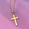 Ross-Simons 14kt Yellow Gold Cross Pendant Necklace - 4 of 4
