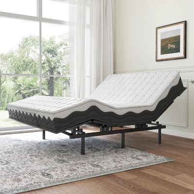 Adjustable Bed Frame with Wireless Remote, Memory Function, Head/Foot Lift, Zero Gravity, Quiet Motor - Perfect for Reading, Watching TV [Twin].