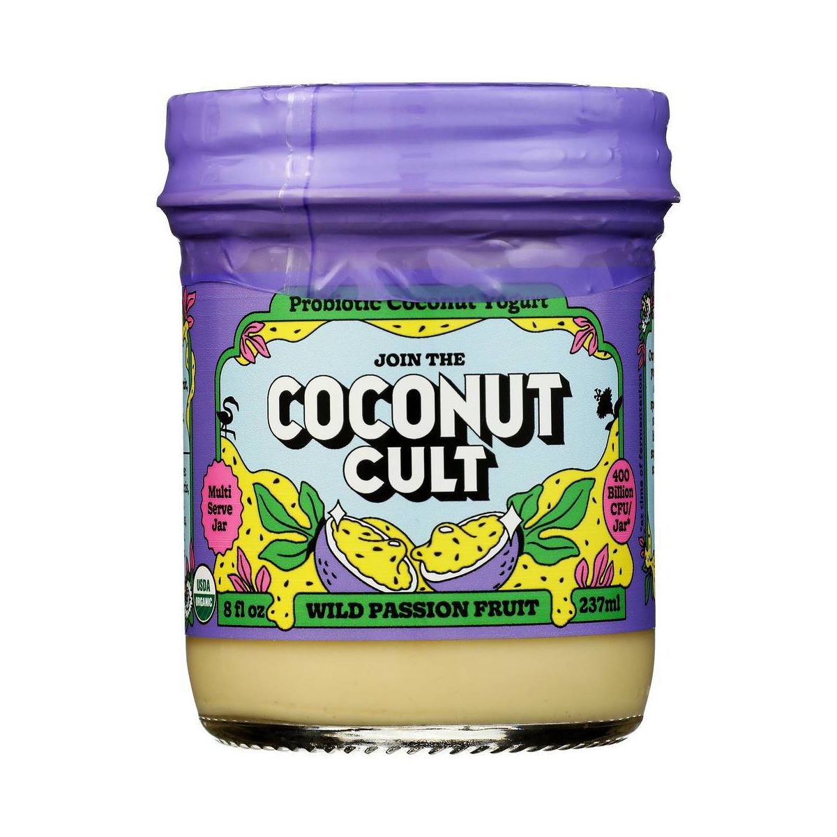 Coconut Cult Wild Passionfruit Probiotic Yogurt - 8oz