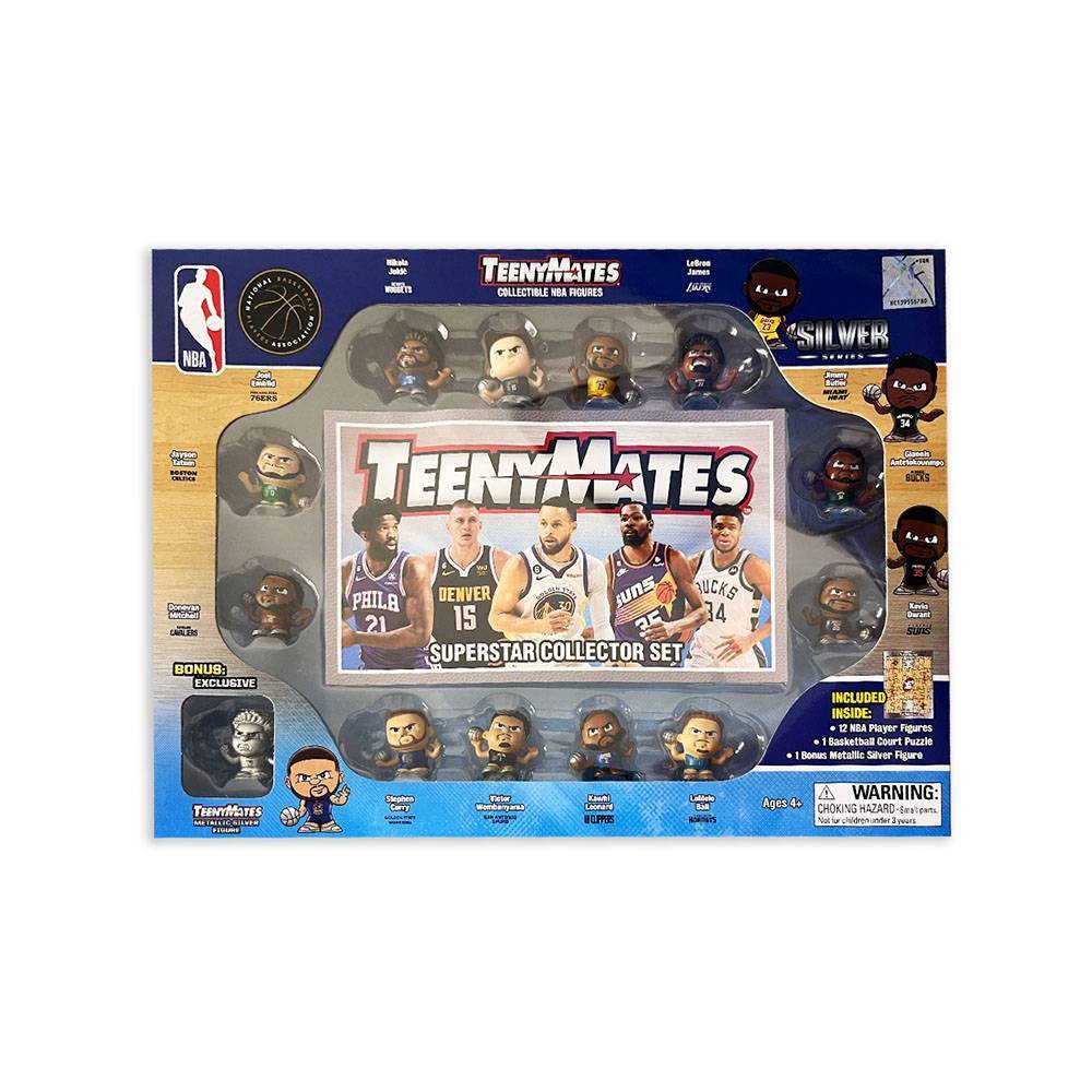 TeenyMates Collectible NBA Superstar Figure Gift Set