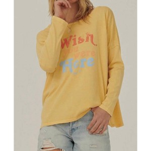 Women's Wish You Were Here Long Sleeve Graphic Tee - PROMESA - 1 of 4