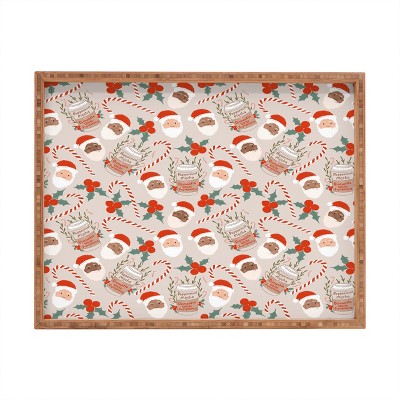 Dash and Ash Peppermint Mocha Rectangular Tray -Deny Designs