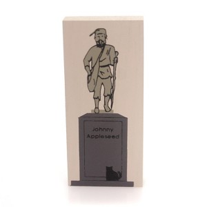 Cat's Meow Village 3.5 Inch Johnny Appleseed Statue Accessory Retired Village Accessories - 1 of 1