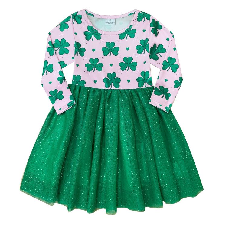 Girls So Clover It Shimmer St. Patrick's Day Tutu Dress - Mia Belle Girls, 2 of 7