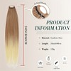 Alilang 24 Inch Long Straight Ponytail Extension Elastic Ring Long Straight Hair For Daily and Special Occasions - 4 of 4