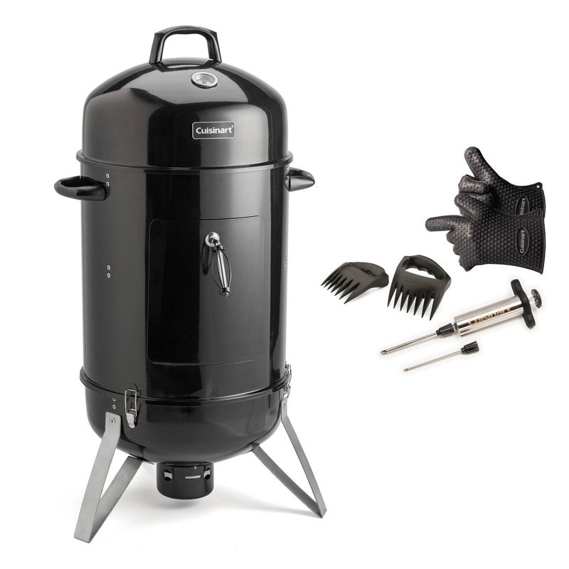 Cuisinart CGB-047 18&#34; Kettle Charcoal Grill Bundle with BBQ Pit Kit, 1 of 11