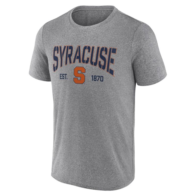 NCAA Syracuse Orange Men&#39;s Heather Poly T-Shirt, 2 of 4