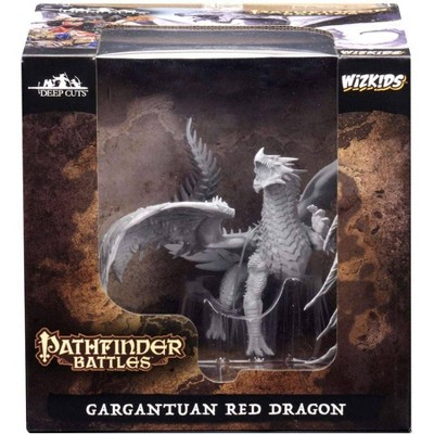 Pathfinder Deep Cuts Unpainted Miniatures: Gargantuan Red Dragon