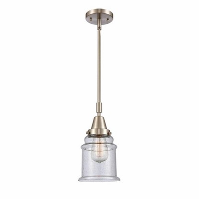 Canton - 1 Light Stem Hung Mini Pendant In Industrial Style-11.13 Inches Tall and 6.5 Inches Wide