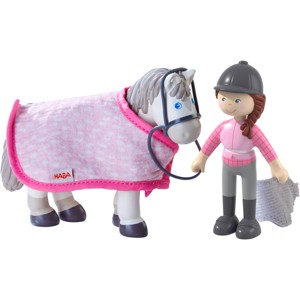 HABA Little Friends Horse Riding Play set - Rider Sanya, Mare Saphira and Accessories - 1 of 4