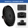 WOWOW 1-Spray Patterns with 1.75 GPM 6 in. Wall Mount Rain Fixed Shower Head - 3 of 4
