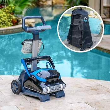 Dolphin Nautilus CC Plus Robotic Pool Vacuum Cleaner up to 50 FT Premium  Bundle with Caddy and Cover