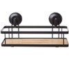 The Lakeside Collection Bamboo Bathroom Rack with Suction Cups - 2 of 3