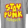 Women's - Instant Message - Stay Punk Forever Short Sleeve Graphic T-Shirt - 2 of 4