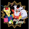 Men's Pokemon Christmas Pikachu and Delibird Happy Holidays Long Sleeve Shirt - 2 of 4