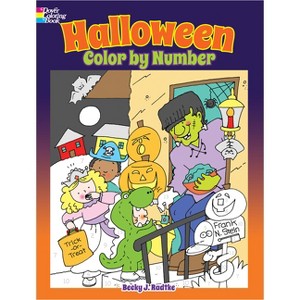 Halloween Color by Number - (Dover Halloween Coloring Books) by  Becky J Radtke (Paperback) - 1 of 1
