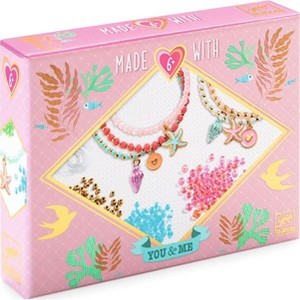 DJECO Sea Multi-Wrap Beads & Jewelry Kit, Includes 500 Beads, Charms, and Accessories, Ages 6 and Up - 1 of 3