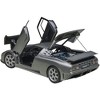Bugatti EB110 SS Super Sport Grigio Metalizzatto Silver Metallic with Silver Wheels 1/18 Model Car by Autoart - 2 of 4