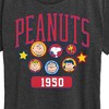 Women's - Peanuts - Peanuts Crew Athletic Short Sleeve Graphic T-Shirt - 2 of 4